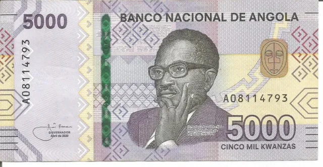Angola  5.000 Kwanzas 2020