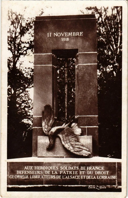 CPA Foret de Compiegne - Clairiere de l'Armistice - Monument du Matin (1032800)