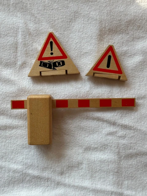 KONTONTY Verkehrszeichen Spielzeug 30 Stück | Holz Lernspielzeug | Für Kinder & Vorschule