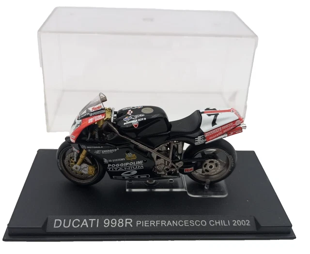 Deagostini 1/24 - Ducati 998R Pierfrancesco Chili 2002 - Modèle Moto