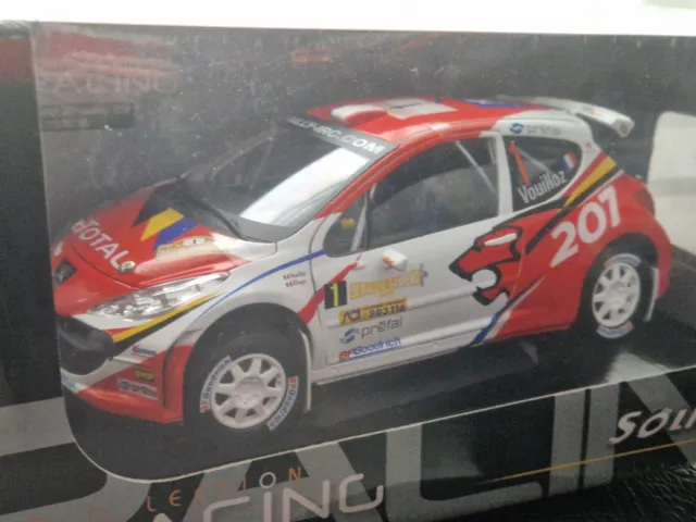 Miniature Voiture Collection 1 18 Peugeot 207 S2000 Rallye Solido Wrc