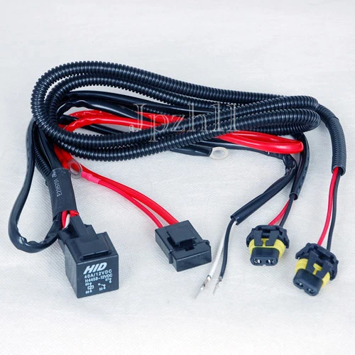 HID Xenon Light 880/881 Bulbs Relay Fuse Cable Wire Wiring Harness 35W/55W 12V