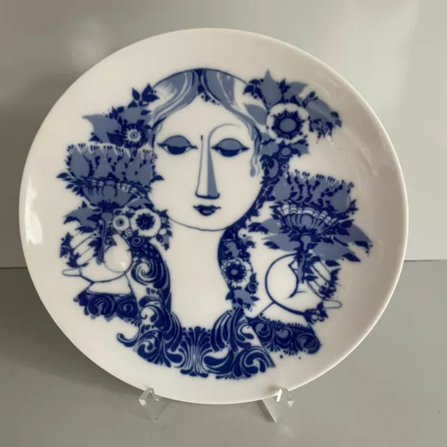 Rosenthal  BJÖRN WIINBLAD blau KUCHENTELLER  19,5  cm Plate Teller