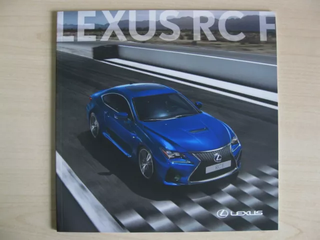 Lexus RC F (RC-F) Sales Brochure  (2014)