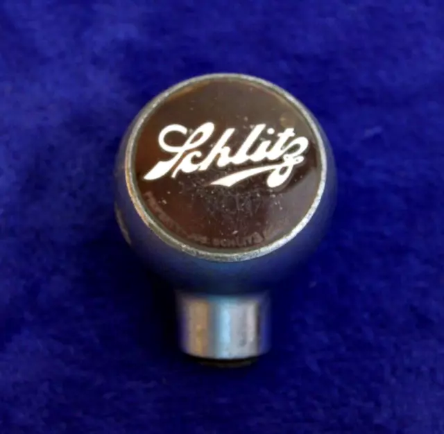 Vintage Schlitz Robbins Beer Tap Handle Beer Ball Gear Shift Knob Accessory
