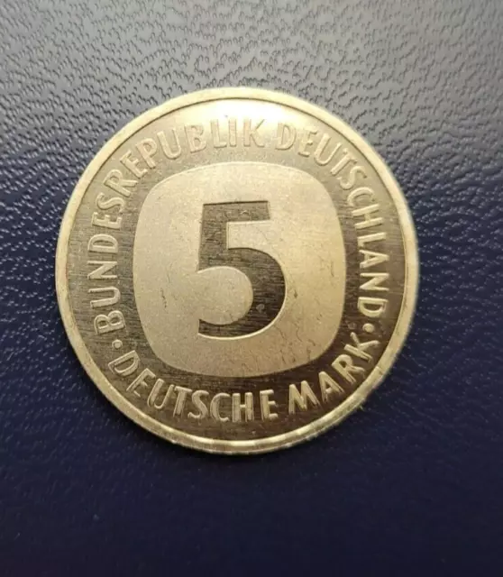 5 DM Deutsche Mark Zustand stempelglanz unc. 1x5 Mark