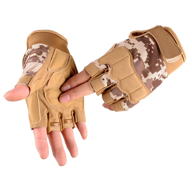 Gym Workout Gloves Weight Lifting Anti-Slip Battle Shooting Body Building Men