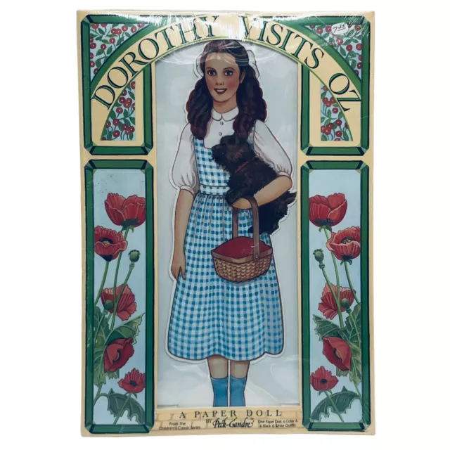 Vintage Dorothy Visits Oz a Paper Doll by Peck-Gandre Sealed NOS Wizard ephemera