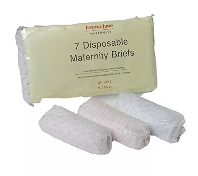 DISPOSABLE HOSPITAL MATERNITY Knickers 7 Pack Emma Jane EJ511 12.40