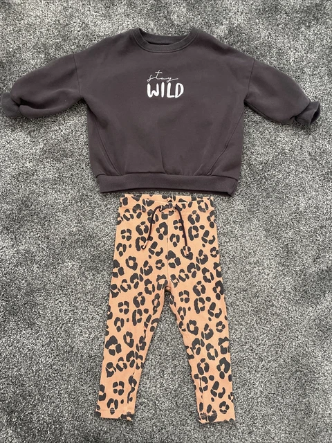 Felpa e leggings 2 pezzi bambina NEXT 18-24 mesi