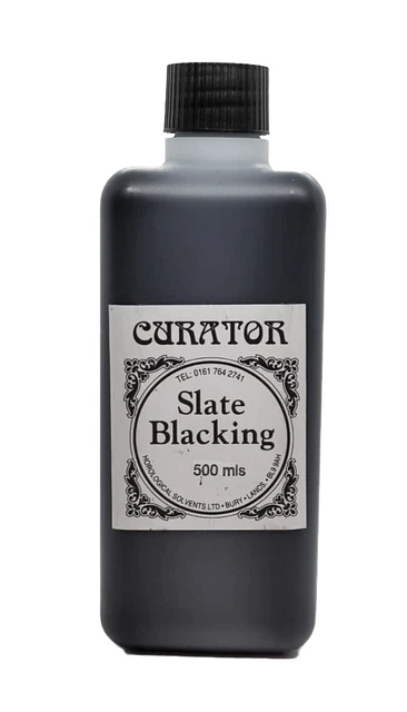 Curator Horloge Ou Tout Ardoise Blacking Solution Fluide Noir 500ml Blacken