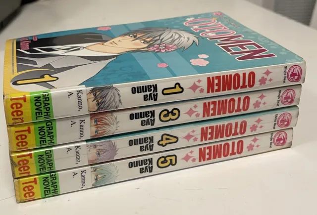 Otomen English Manga Lot of 4 Volume 1-3-4-5Aya Kanno Viz Shojo Beat Books Novel