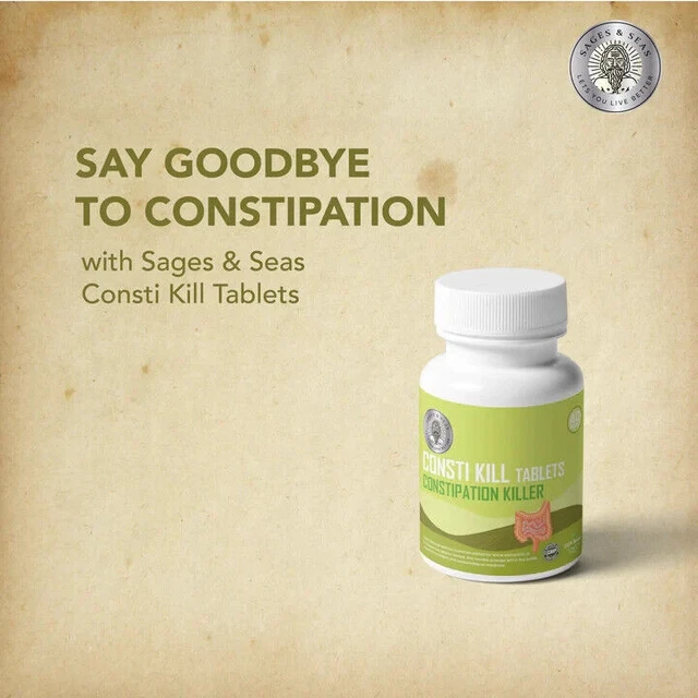 CONSTI KILL TABLETS Helps Relieve Constipation Helps Relieve