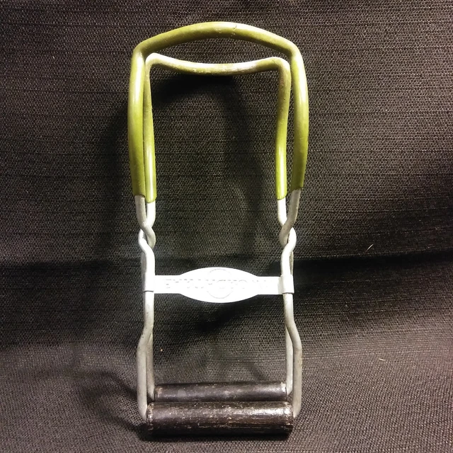 VINTAGE EARTHGROWN CANNING Jar Lifter Tongs NoSlip Tips & Wood Handle