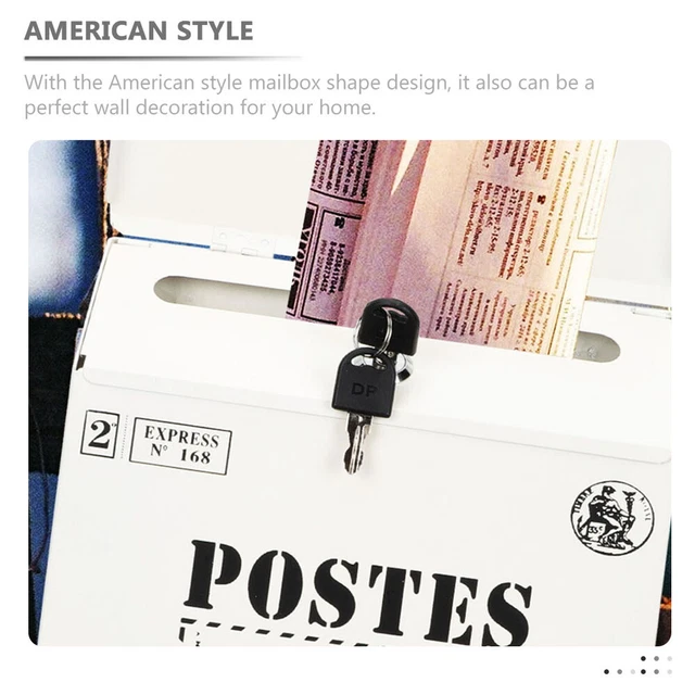 Wall Mount Mailboxes Hanging Mail Organizer Suggestion Box Office 5