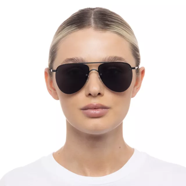 Le Specs Unisex Adult's THE PRINCE Sunglasses Pilot Black 3