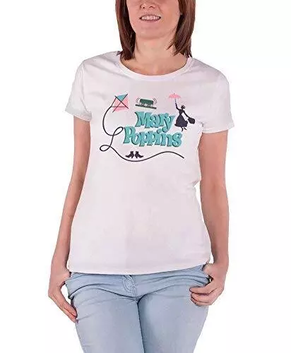 Disney: Mary Poppins Logos (T-Shirt Donna Tg. M) T-Shirt NEU