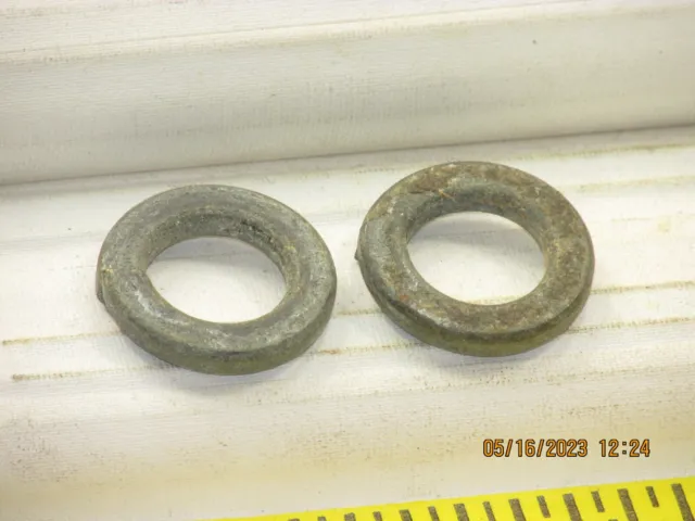 The listing is for:(2) 5/8" split lock washers, galvanized steel, (.17"thick)