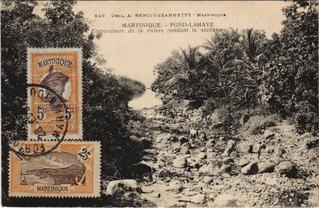 PC FOND-LAHAYE EMBOUCHURE DE LA RIVIERE MARTINIQUE (a28133)