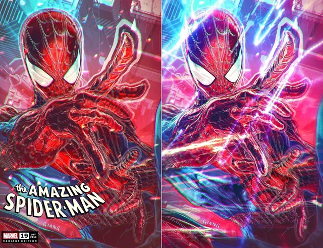 AMAZING SPIDER-MAN #19 - CK Exclusive JOHN GIANG Variant Cover Set (TD & Virgin)