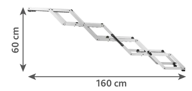 Escaleras de Perro Katzentreppe Escalera Sto � Stangenschutz Plegable Aluminio