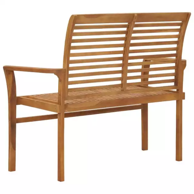 vidaXL Outdoor Garden  Bench Chair 112 cm  Teak Wood 3