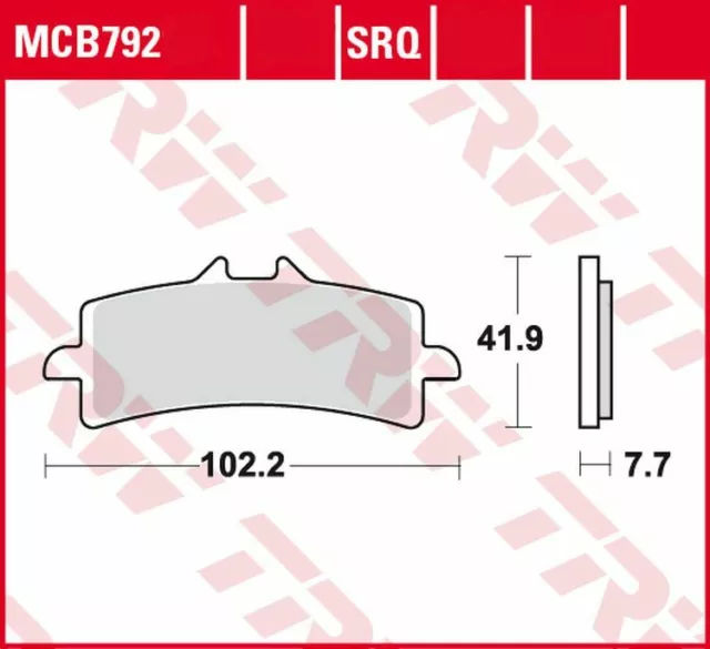 TRW Sinter Street Renn Bremsbeläge für KTM Superduke 1290 GT , R