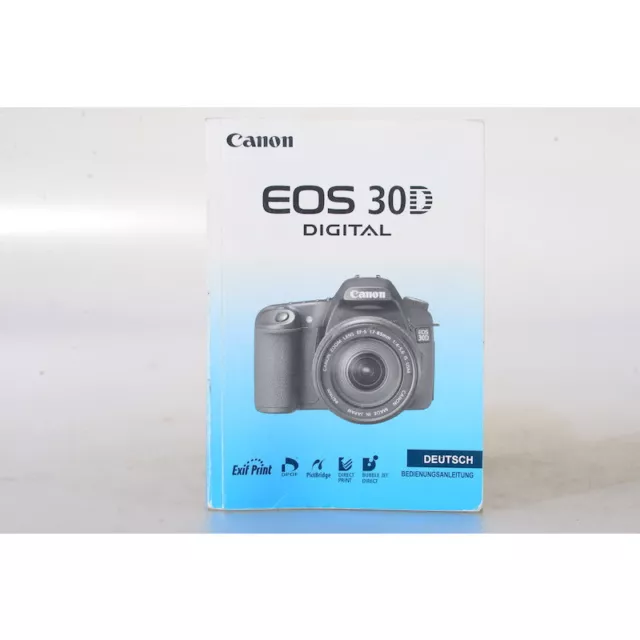 Canon EOS 30D Digital Bedienungsanleitung / Anleitung / Gebrauchsanweisung