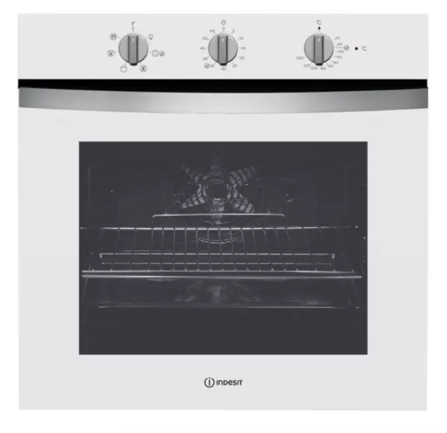 INDESIT IFW4534HWH Four Électrique Encastrable 71 L 5 Fonctions Blanc Classe A