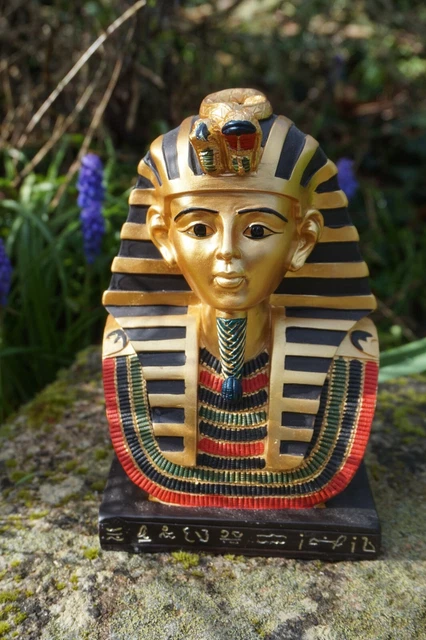 Statue Bateau égyptien Doré - Sculpture Résine - Style Antique - Reproduction