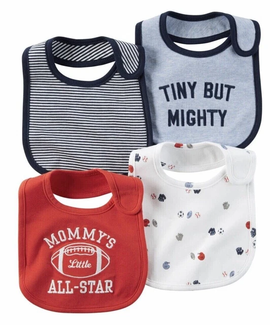 NWT Carters Baby Boy Bibs 4-Pack Bibs Sports