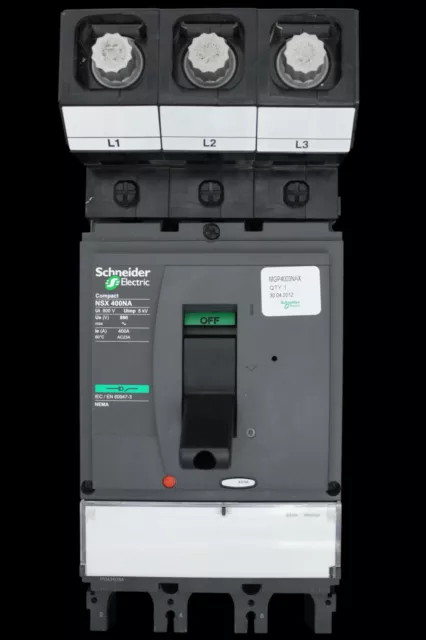 Schneider 400 Amp Dreifachpolschalter Abscheider Nsx400Na Mgp4003Nax