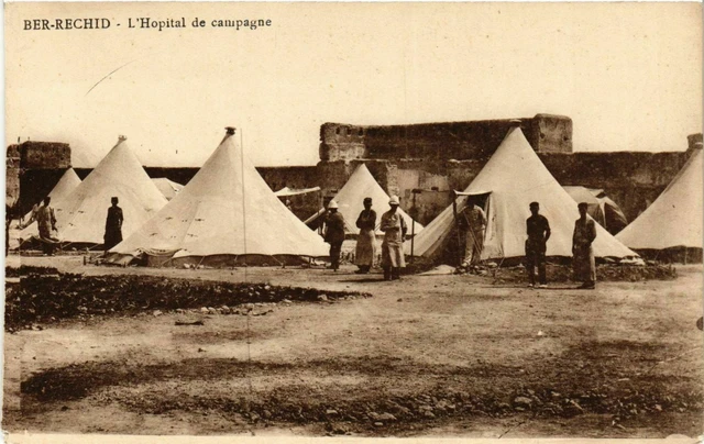 CPA AK BER-RECHID - Hopital de campagne MAROC (797159)