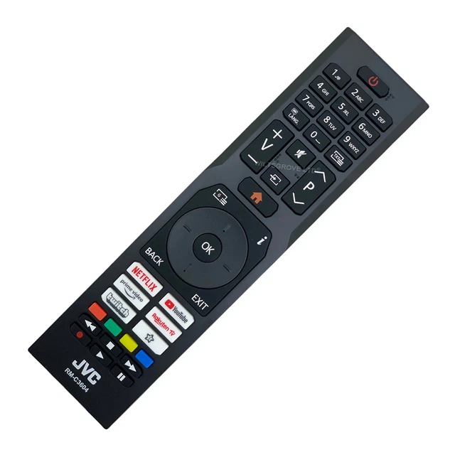 Fernbedienung Für JVC Fernseher – Ersatz Für Modelle Wie LT-43VF5105, LT-55VU3101 Uvm.