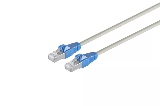 CAT 6A Patchkabel PushPull RJ45 10 Gbit/s Netzwerkkabel-LAN Kabel 0,25m - 3m