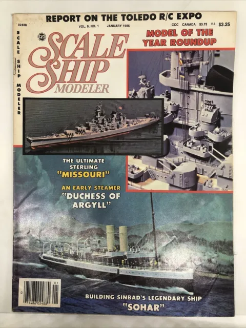 Scale Ship Modeler Magazine January 1986