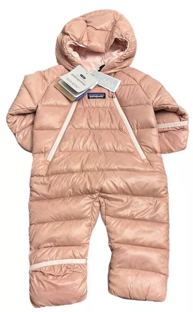 NWTs Patagonia Baby Hi-Loft Down Sweater Bunting. Sunfade Pink. 0-3M (MSRP $169)