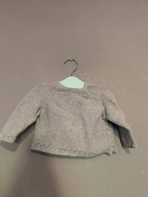 Ensemble Haut Pull + bas collants bébé Zara 3-6 Mois 68 cm 2