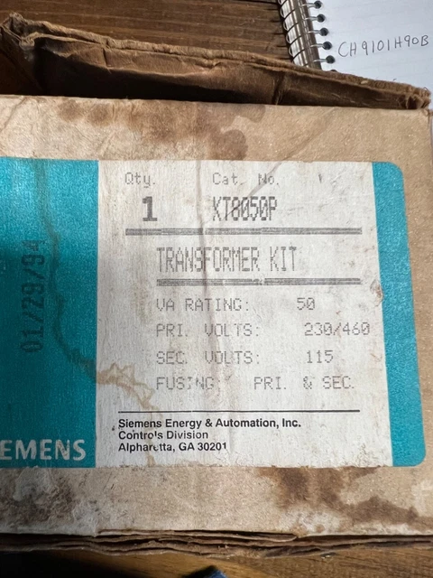 Siemens KT8050P Transformer Kit