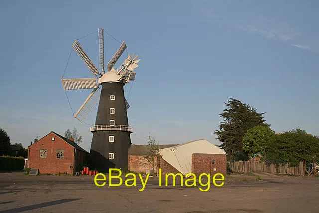 Photo 6x4 Heckington Windmill Great Hale The yard was used as a haulage b c2007
