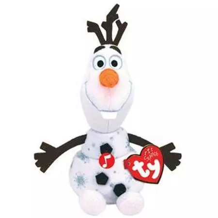 TY Disney Frozen - Olaf Snowman Frozen 2 Medium Soft Plush Toy Doll Disney