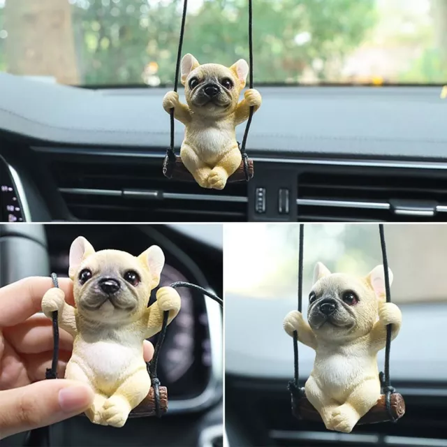 Auto Hängende Ornament für Rückspiegel, Swinging Dog Auto Anhänger