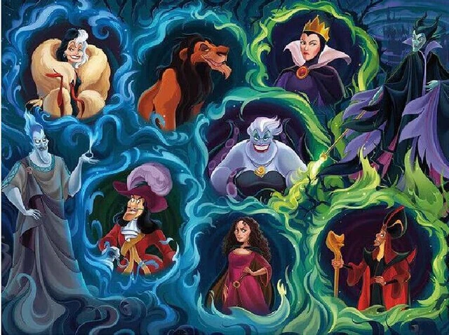 Cartoon Villains Character 5D Full Diamond Painting Kits Gift Decor Cross Stitch