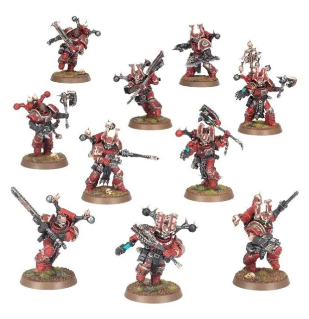 khorne beserkers warhammer 40k chaos