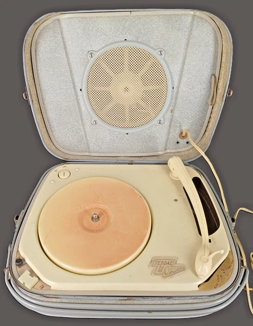 Electrophone Oscar Major Vintage – Dans Sa Valise – En état De Marche