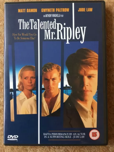 The Talented Mr Ripley DVD Matt Damon, Gwyneth Paltrow, Jude Law FACTORY  SEALED 97363314240