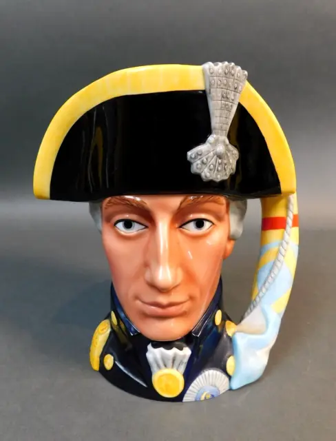 The Maritime Trust Admiral Lord Nelson Nautical Toby Porcelain Jug COA AL/JE