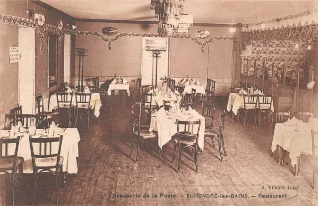Saint-HONORE-Les-BAINS - Brasserie de la poste - restaurant