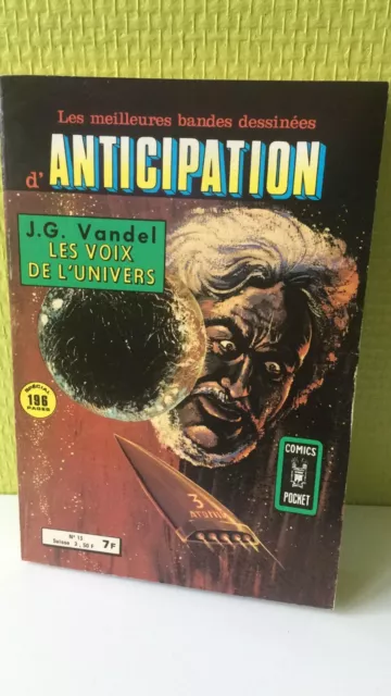  Comics Pocket : ANTICIPATION n°15. Les voix de l'Univers en BD. Artima 1980.