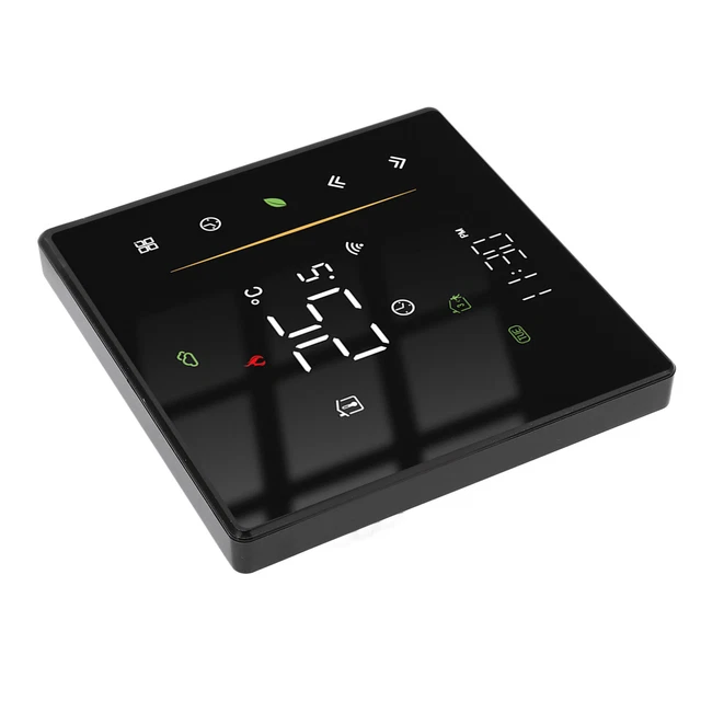 Smart Thermostat APP Control WIFI Programmable Home Thermostat 95V‑240VAC Black